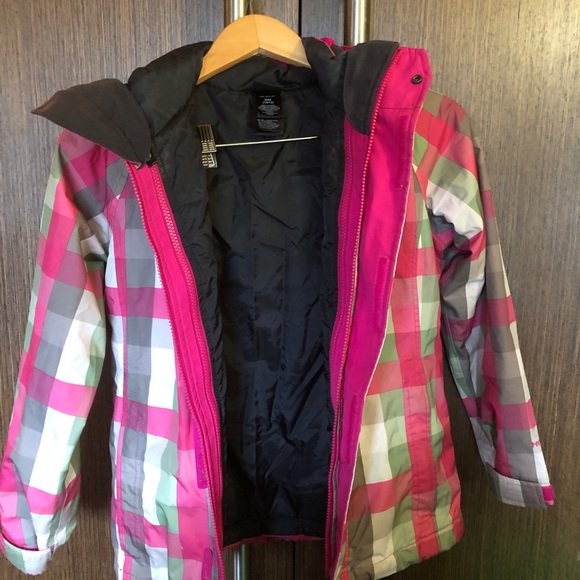 The North Face Winter Jacket-Girls Sz Med 10/12 With Zip In 550 Down Filled Vest - Picture 5 of 9